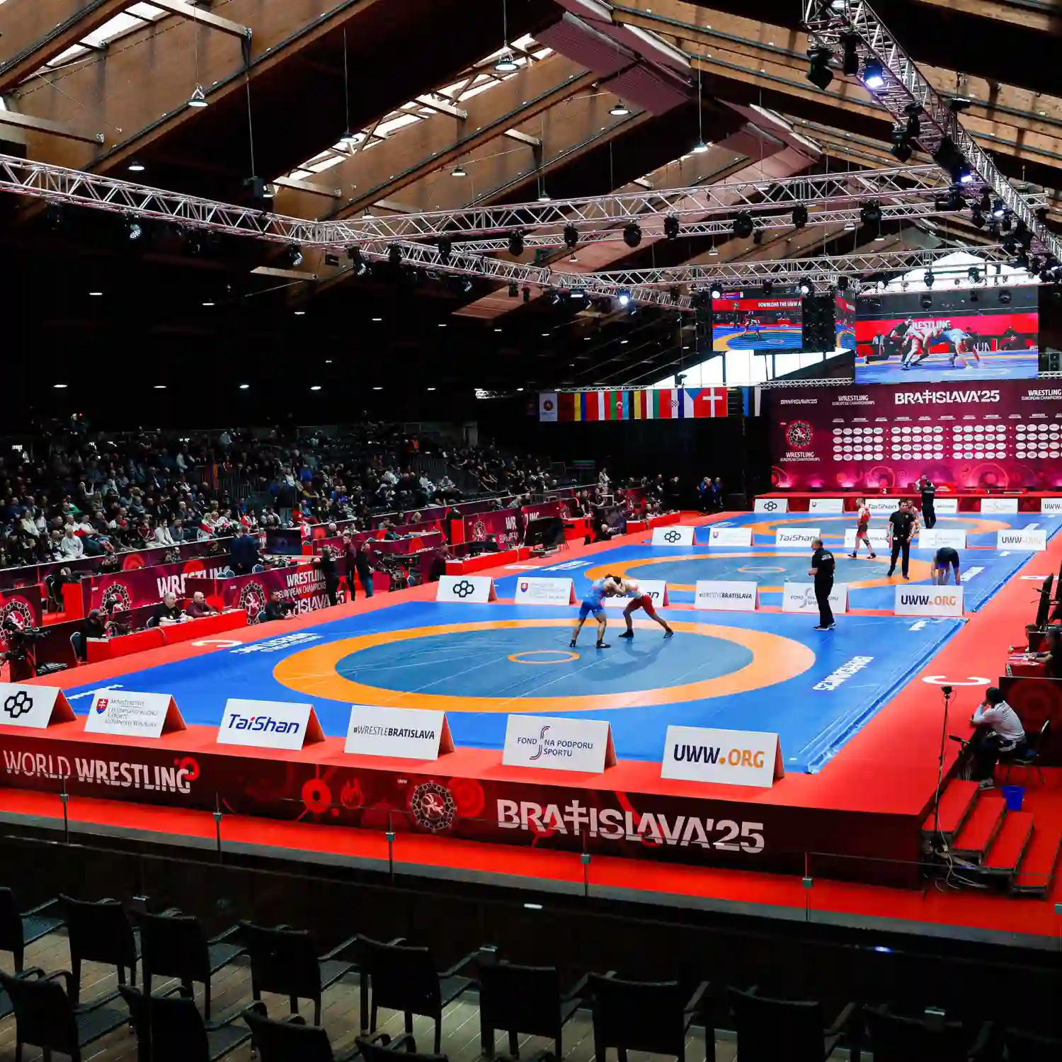 Wrestling Tournament Mat